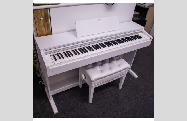 Casio AP270 Satin White Digital Piano, Used - Complete Package (SN:942CDC516051449ACB) - Image 4